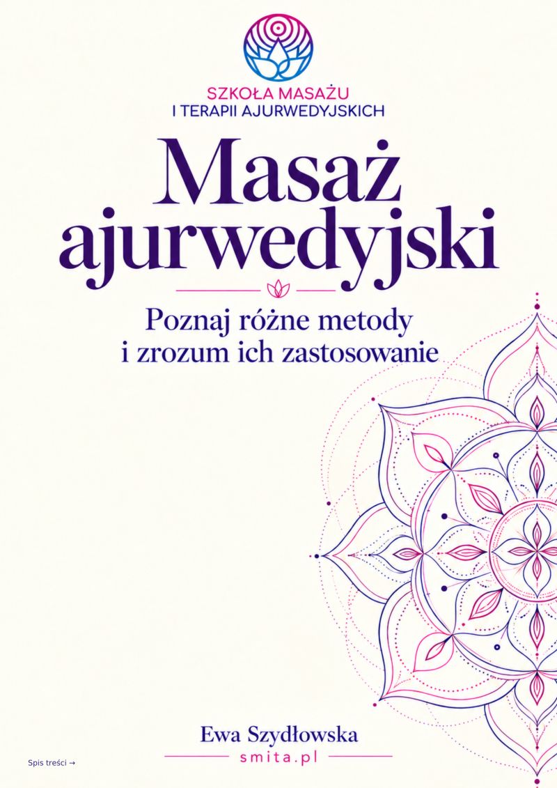 okładka pdf pt. Masaż ajurwedyjski - poznaj różne metody i zrozum ich zastosowanie